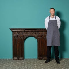 Antique French Walnut & Oak Fire Surround