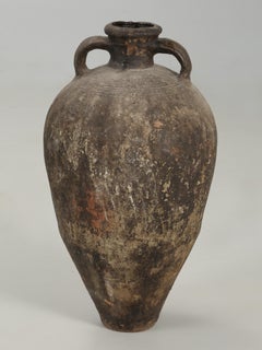 Antique French Walnut Oil Jar from 1800's with a Great Patina