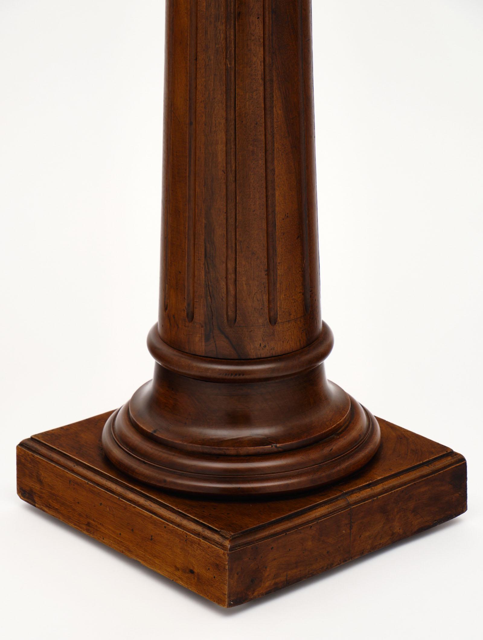 Antique French Walnut Pedestal 3