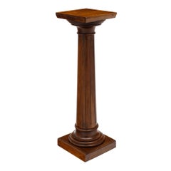 Antique French Walnut Pedestal