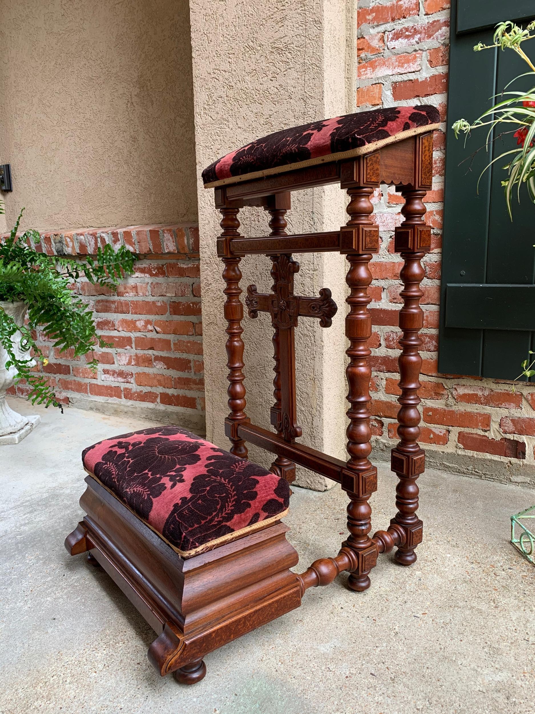 antique prayer kneeler