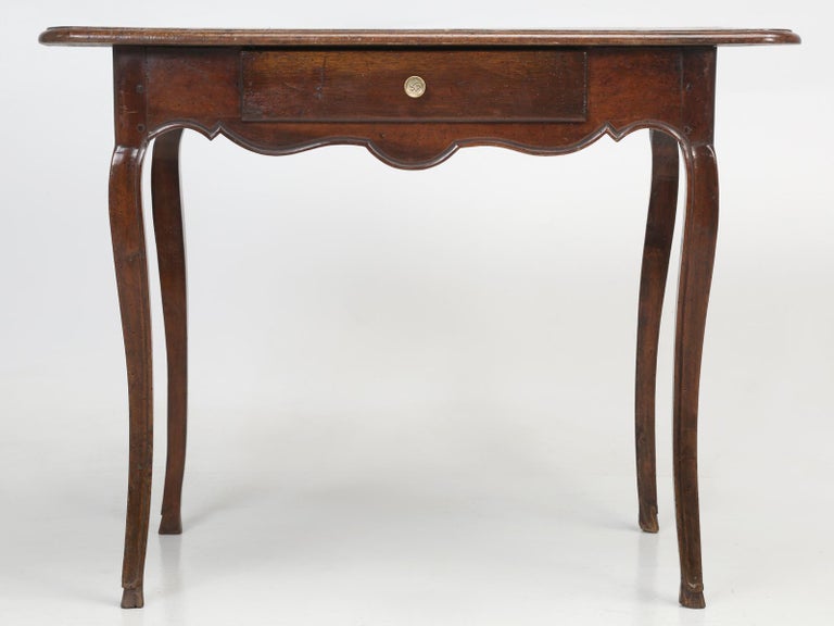 Antique French Walnut Side Or Table Or A Ladies Writing Desk Louis