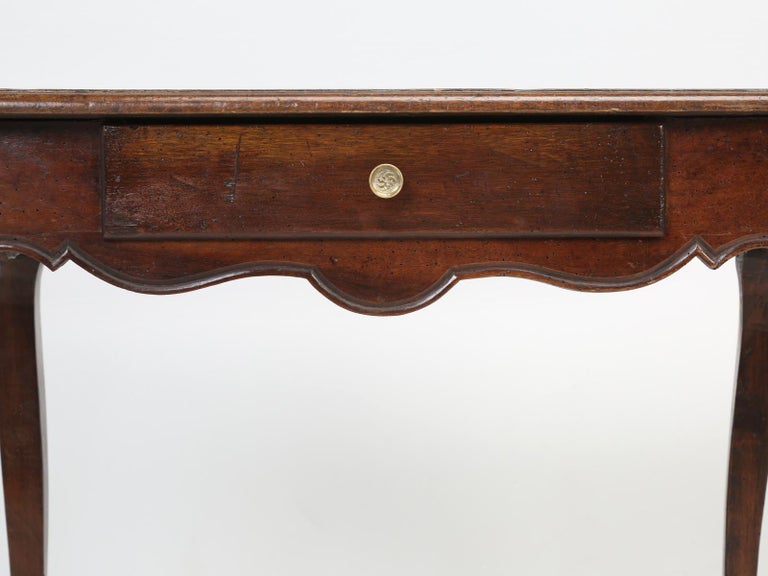 Antique French Walnut Side Or Table Or A Ladies Writing Desk Louis