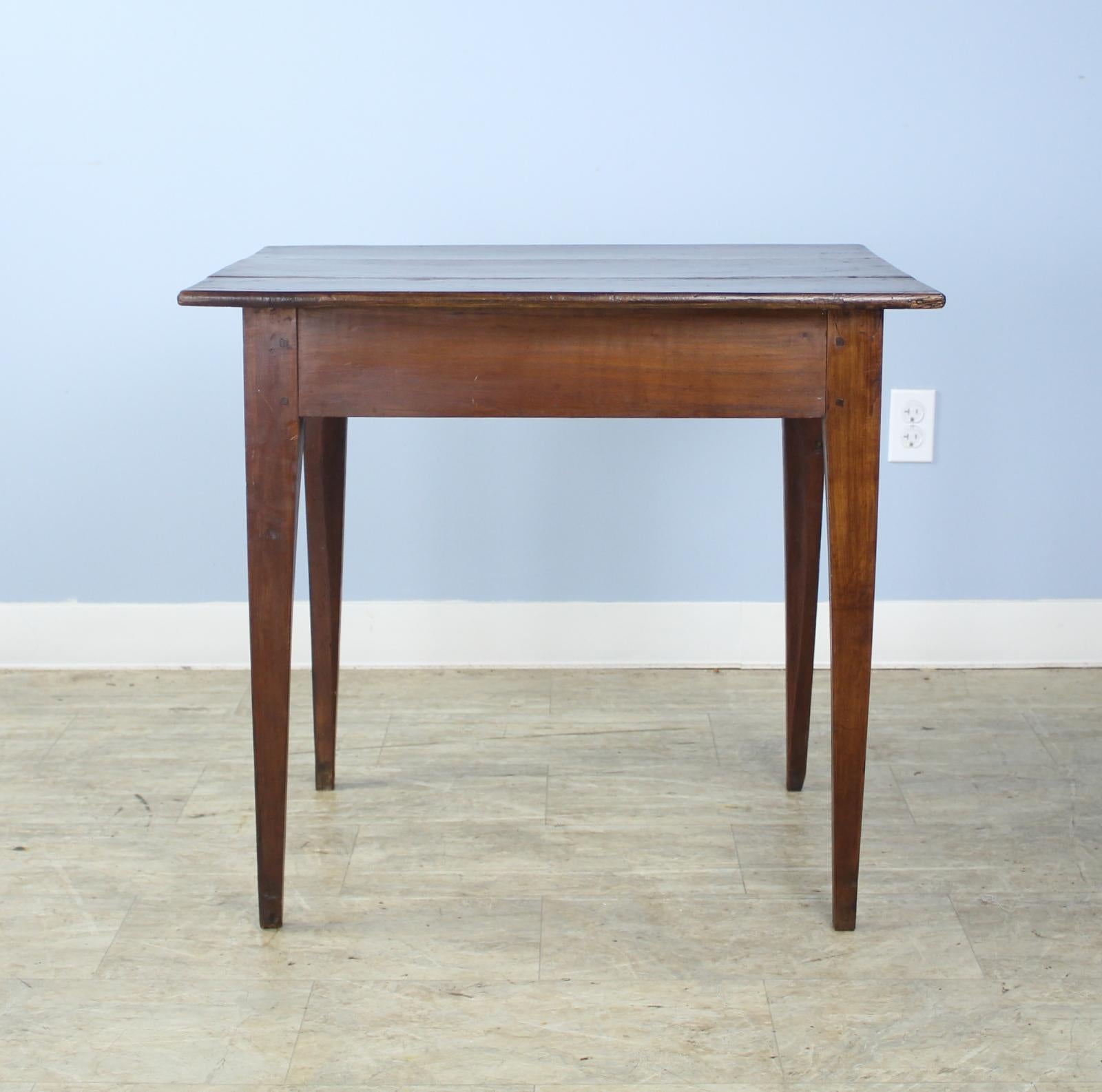 Antique French Walnut Side Table 6