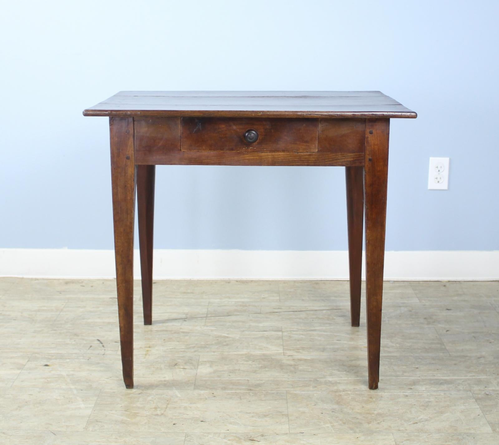 19th Century Antique French Walnut Side Table