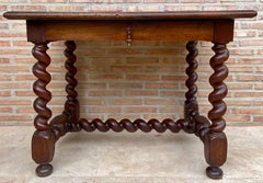 Antique French Walnut Worktable