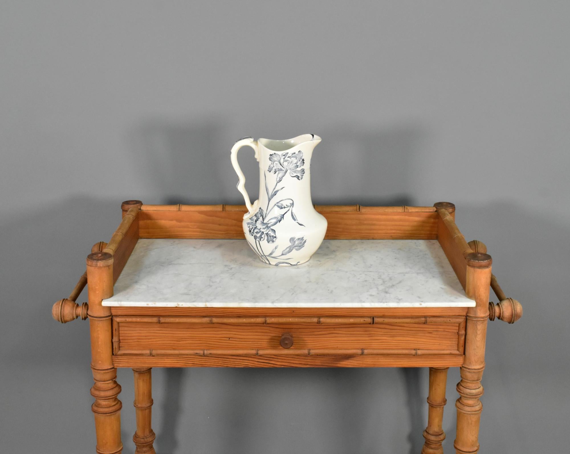 Antique French Washstand Napoleon III Style For Sale 7
