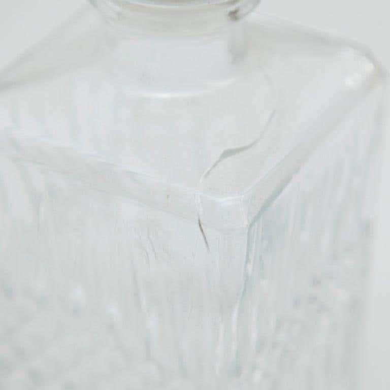 Antique French Whisky Glass Bottle, circa 1950 In Good Condition For Sale In Barcelona, ES