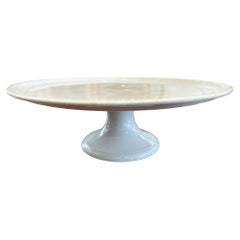 Antique French White Ironstone Cake