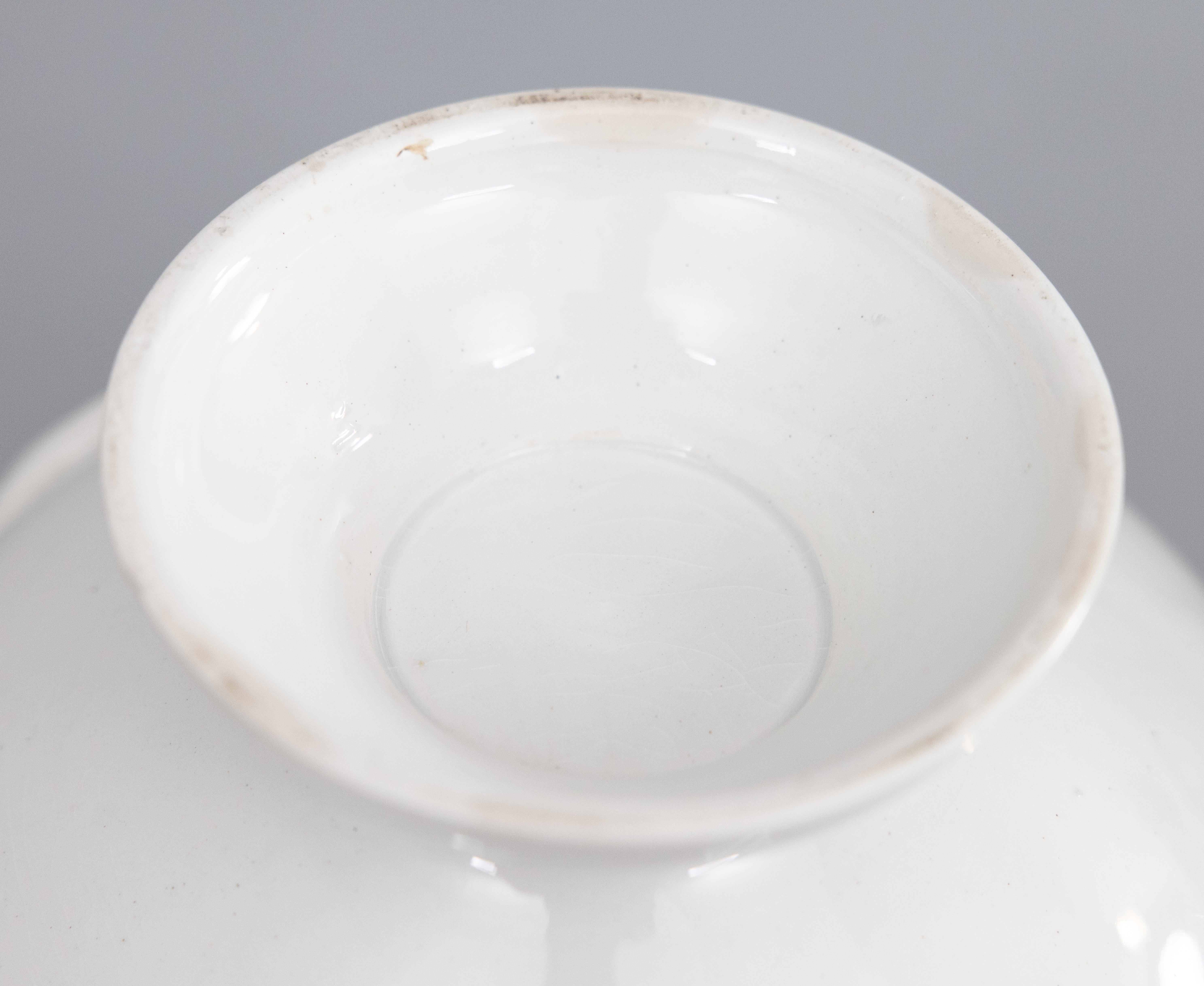 Antique French White Ironstone Lidded Soup Tureen For Sale 5