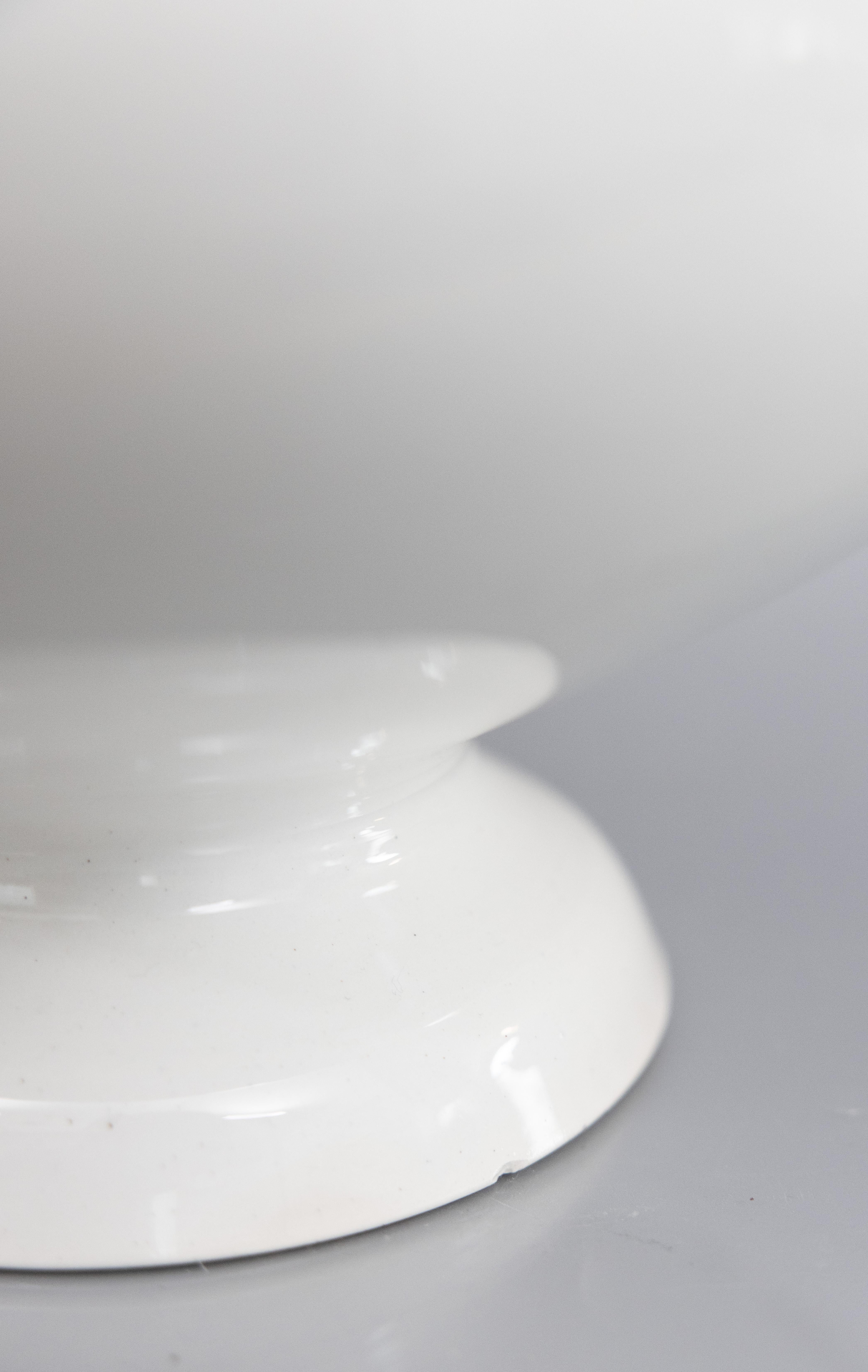 Antique French White Ironstone Lidded Soup Tureen For Sale 2