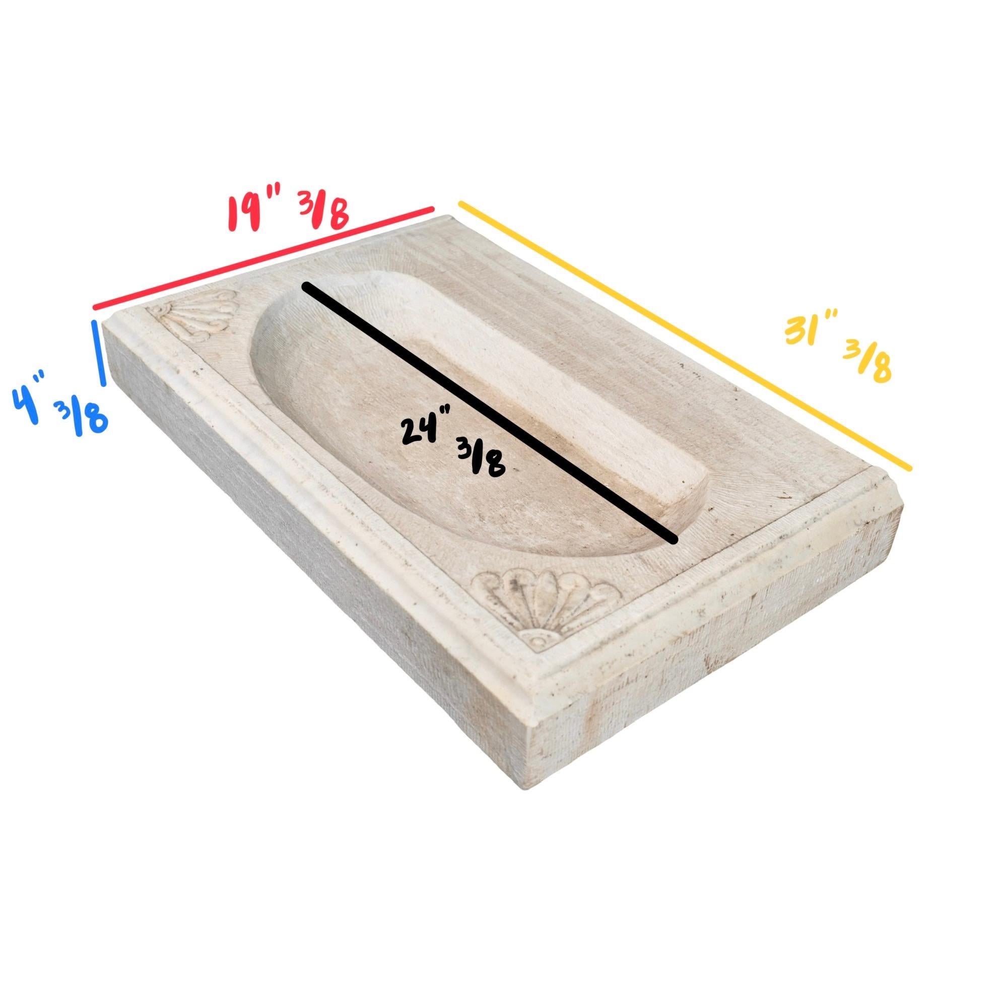Lavello in marmo bianco Antique French in vendita 4