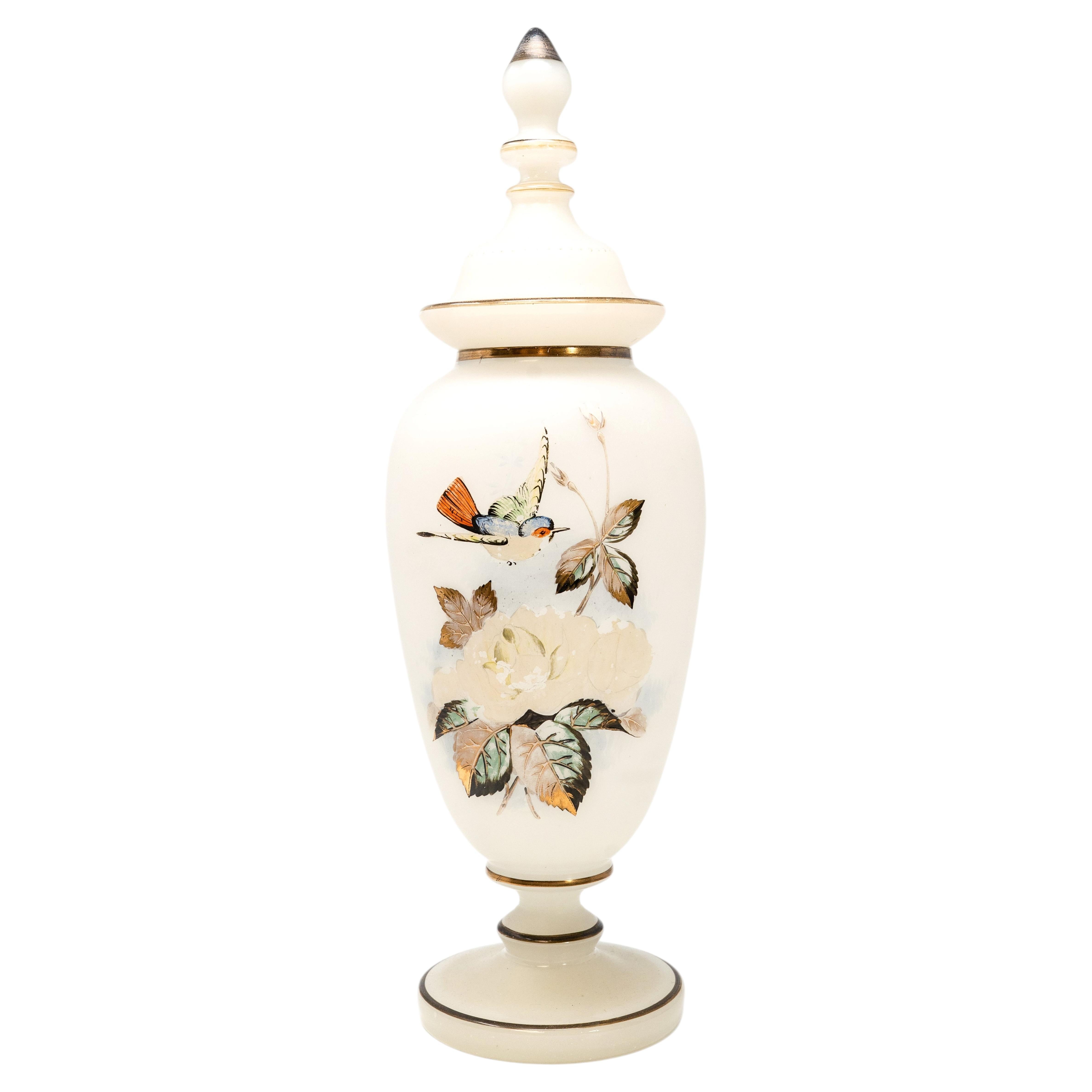 How do I identify French opaline glass?