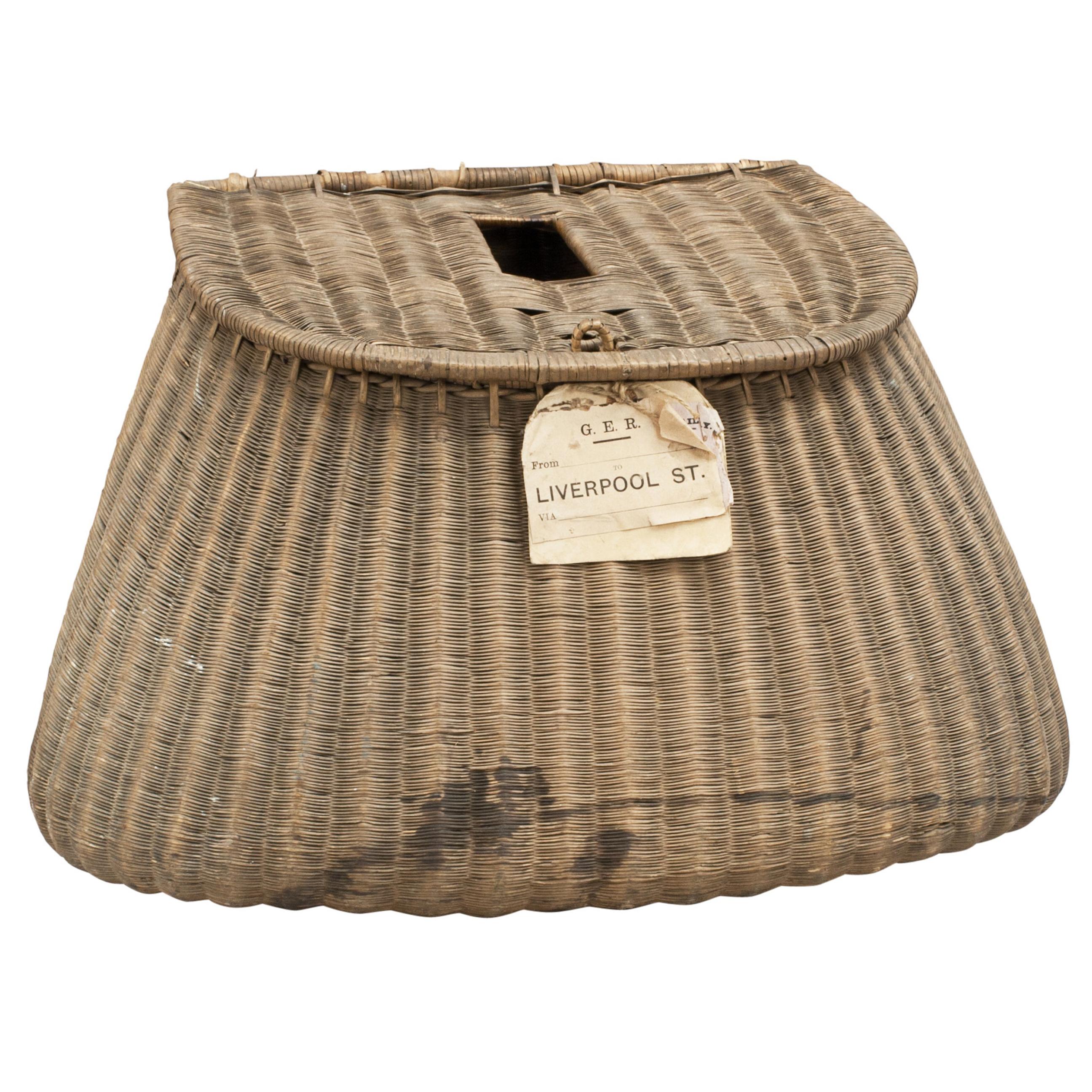 Wicker Fishing Creel at 1stDibs