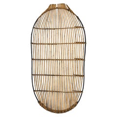 Antique French Wicker Lattice