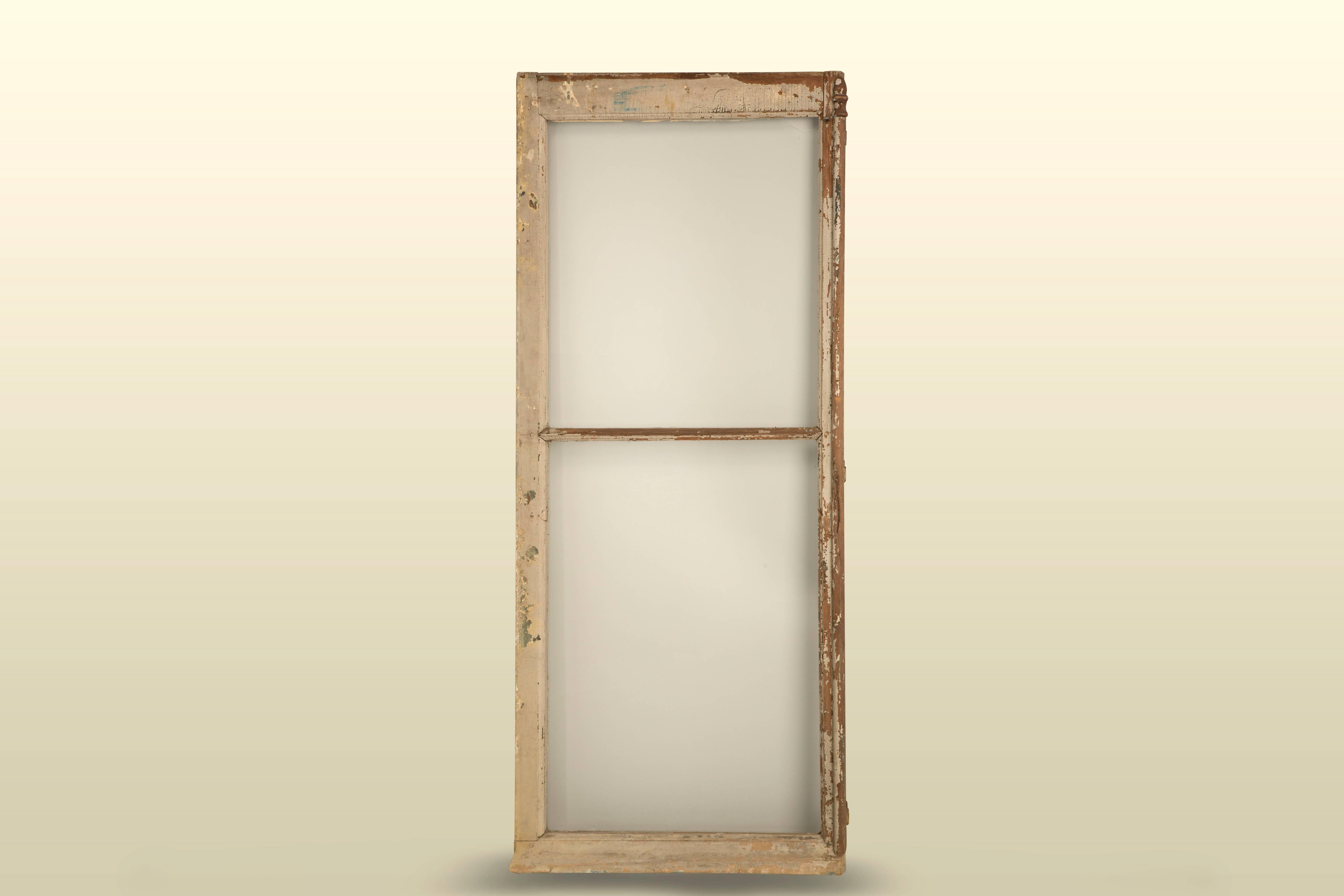 Antique French Windows in Their Original Paint and Hardware, Unrestored For Sale 5