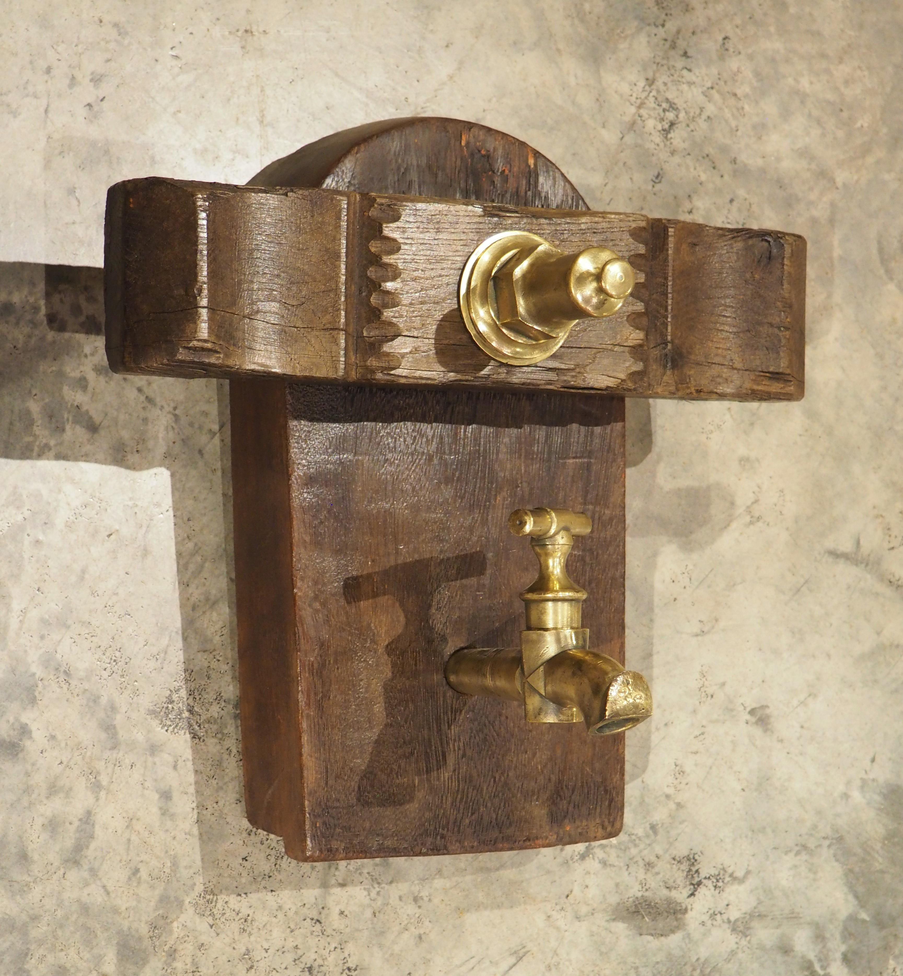 Antique French Wine Barrel Access Door, Circa 1890 For Sale 4