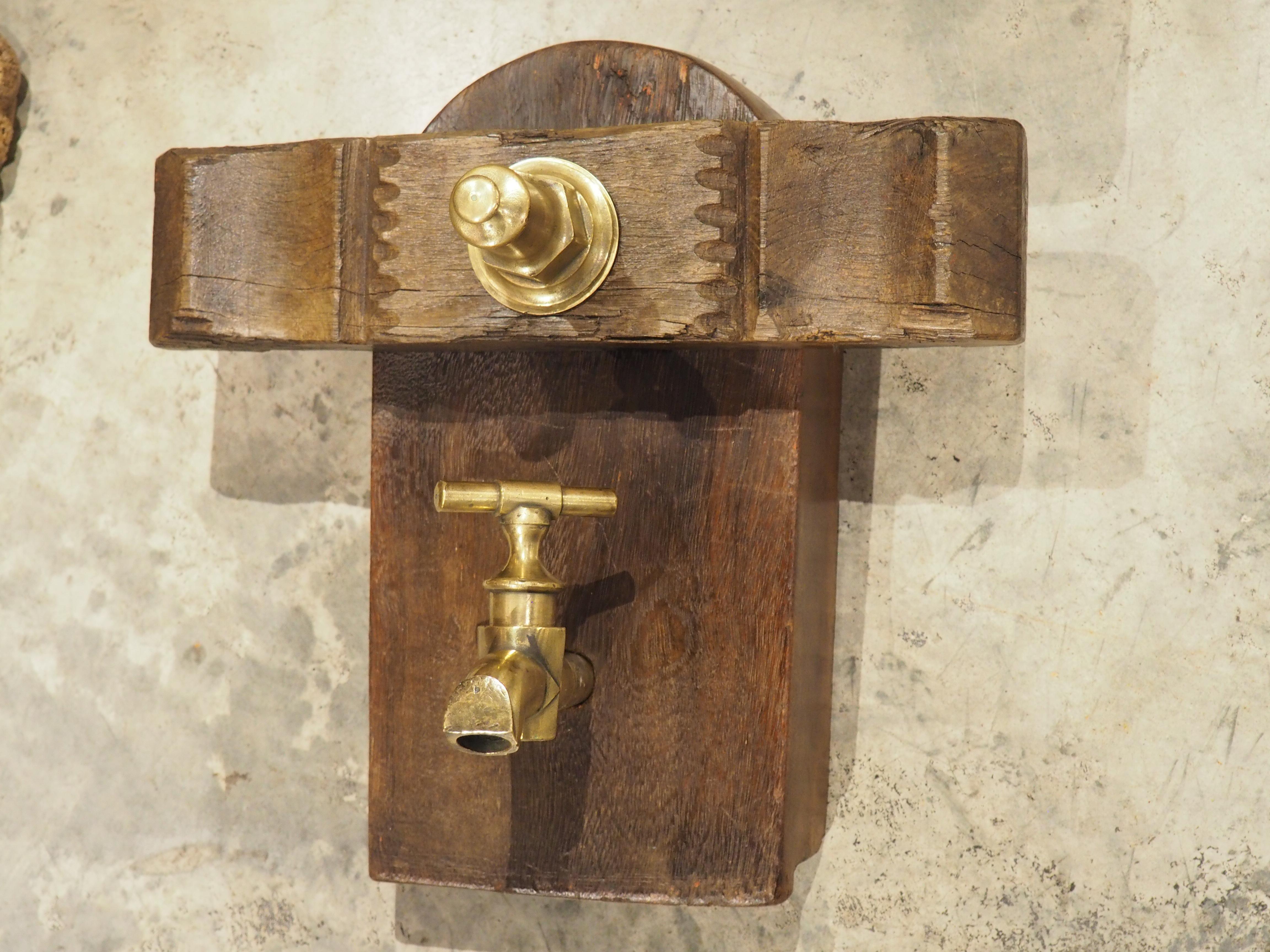 Antique French Wine Barrel Access Door, Circa 1890 For Sale 5