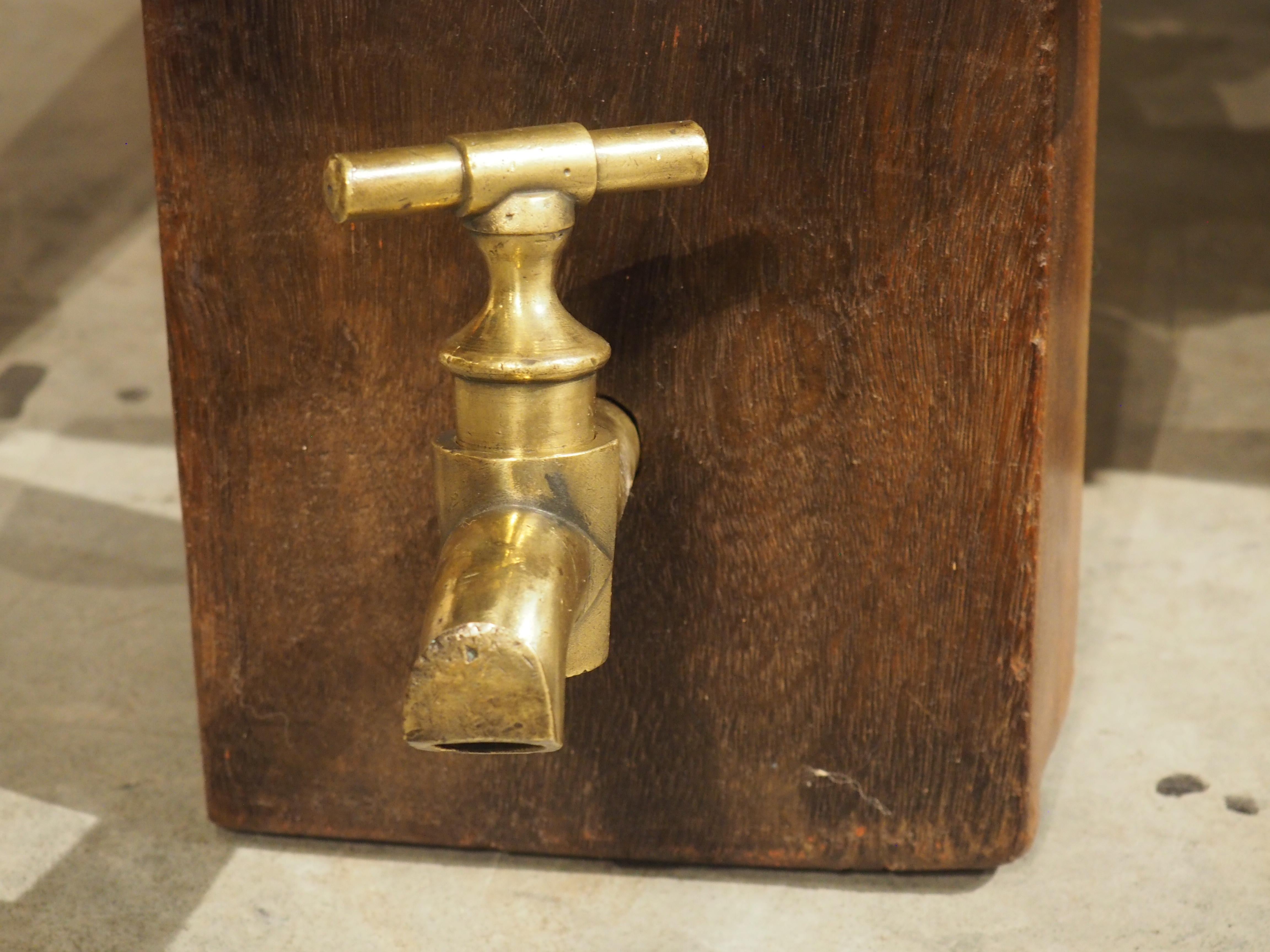 19th Century Antique French Wine Barrel Access Door, Circa 1890 For Sale