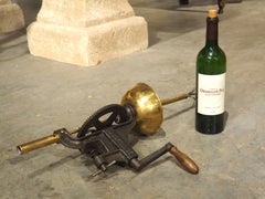 Antique French Wine Bottle Cleaner, "Manufrance", Circa 1900