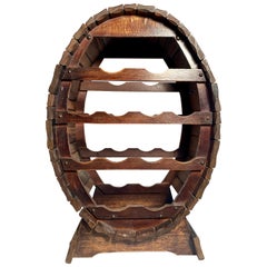 Antique French Wine Bottle Holder, circa 1950s