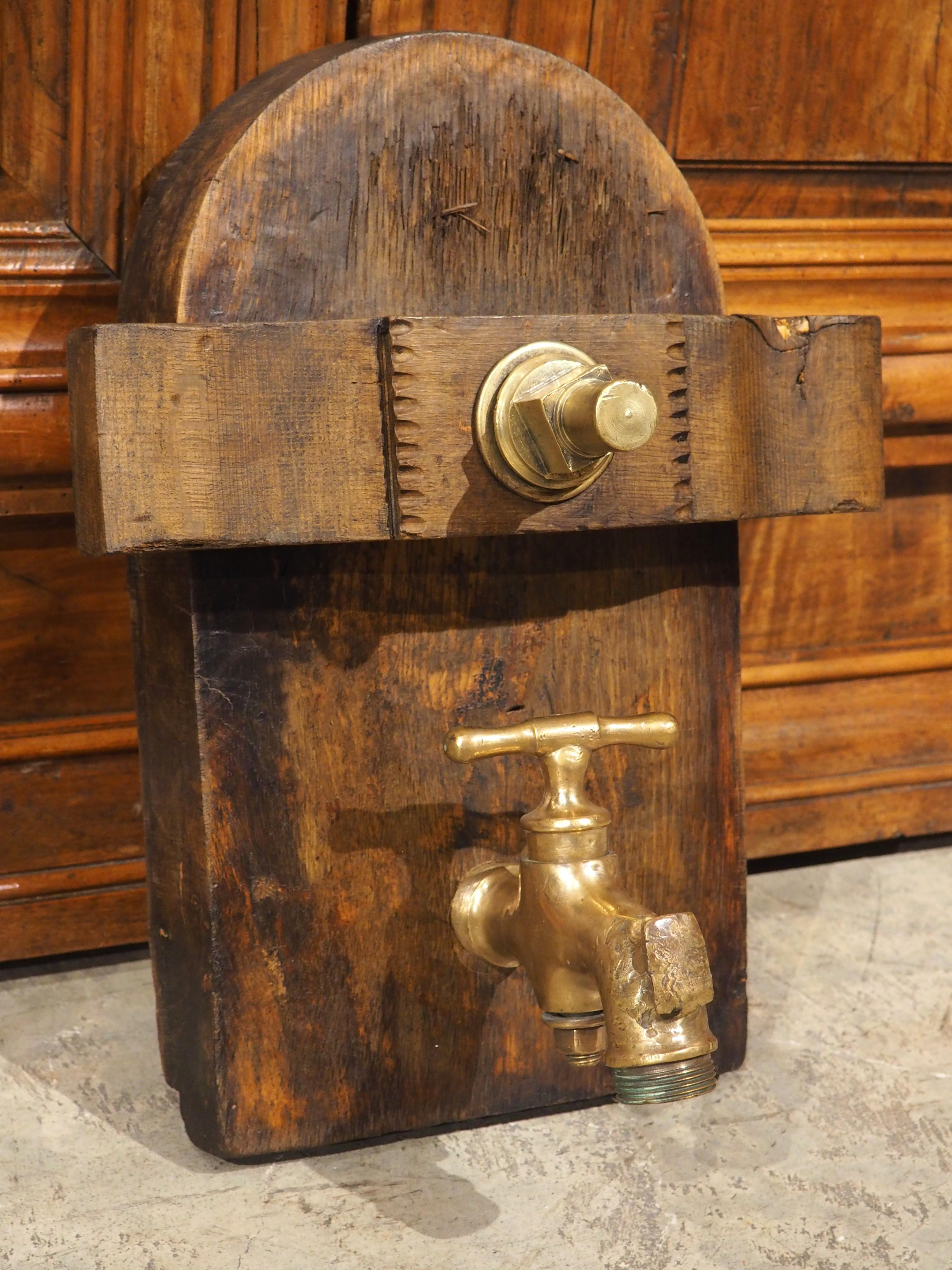 Antique French Wine Cask Access Door, Circa 1890 For Sale 5