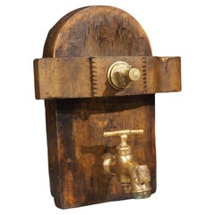 Vintage French Wine Cask Access Door, Circa 1890