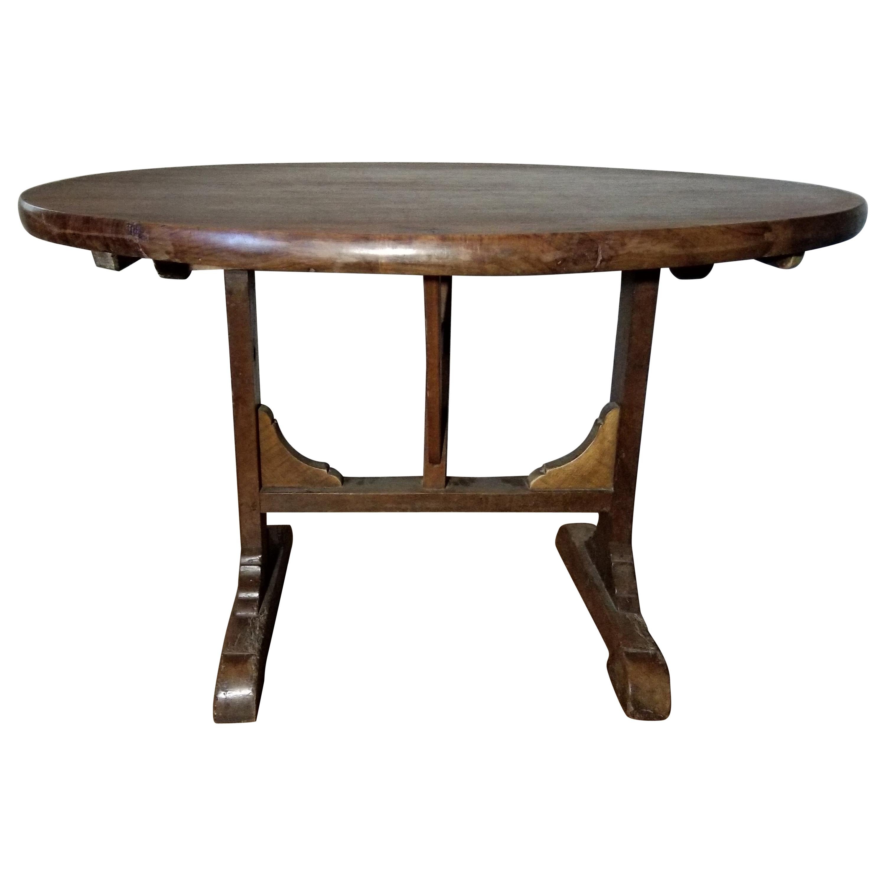 Antique French Wine Table For Sale