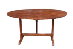 Antique French Wine Tasting Table