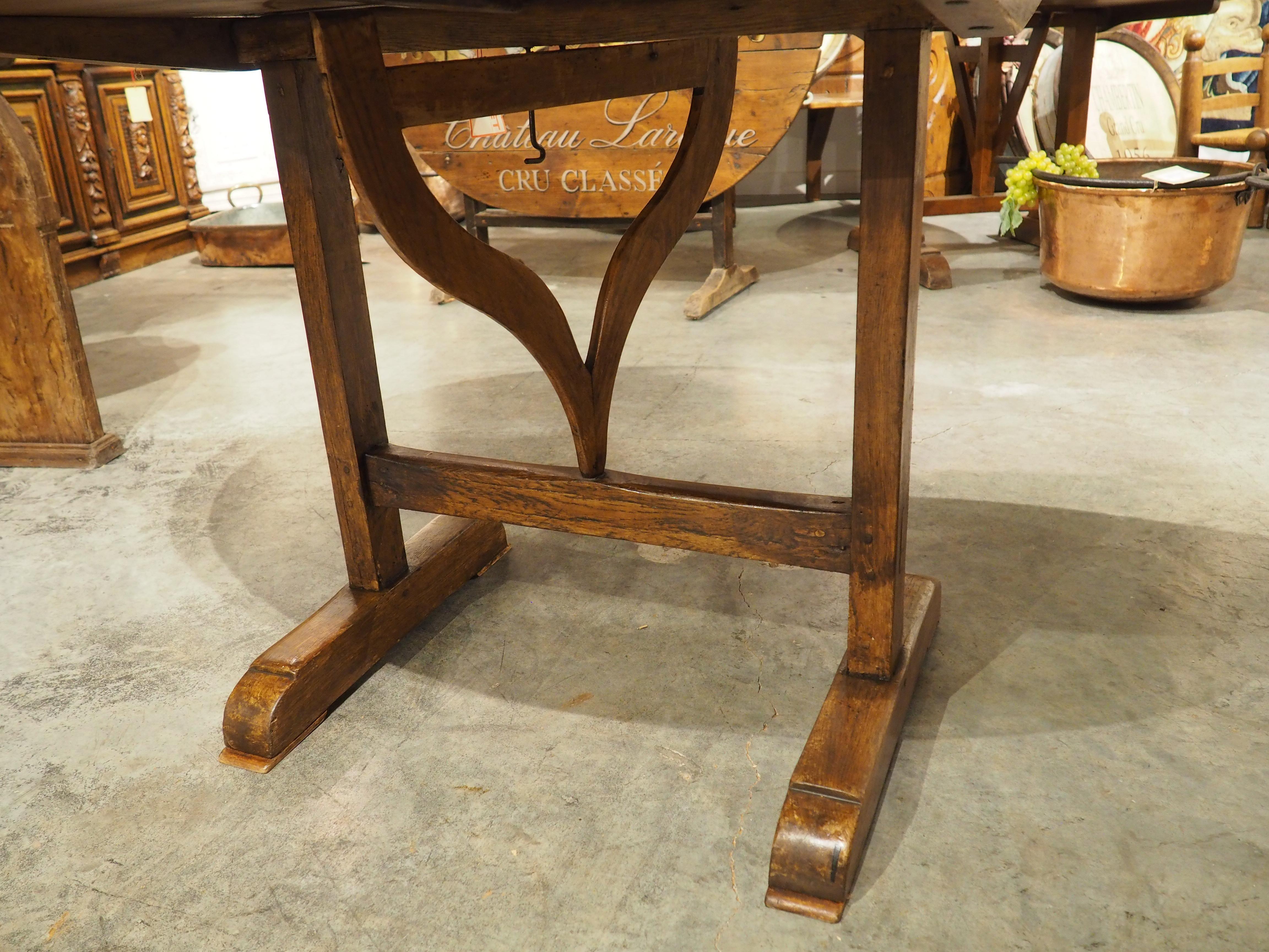 Antique French Wine Tasting Table, Grand Vin De Bordeaux Margaux, 19th Century 14
