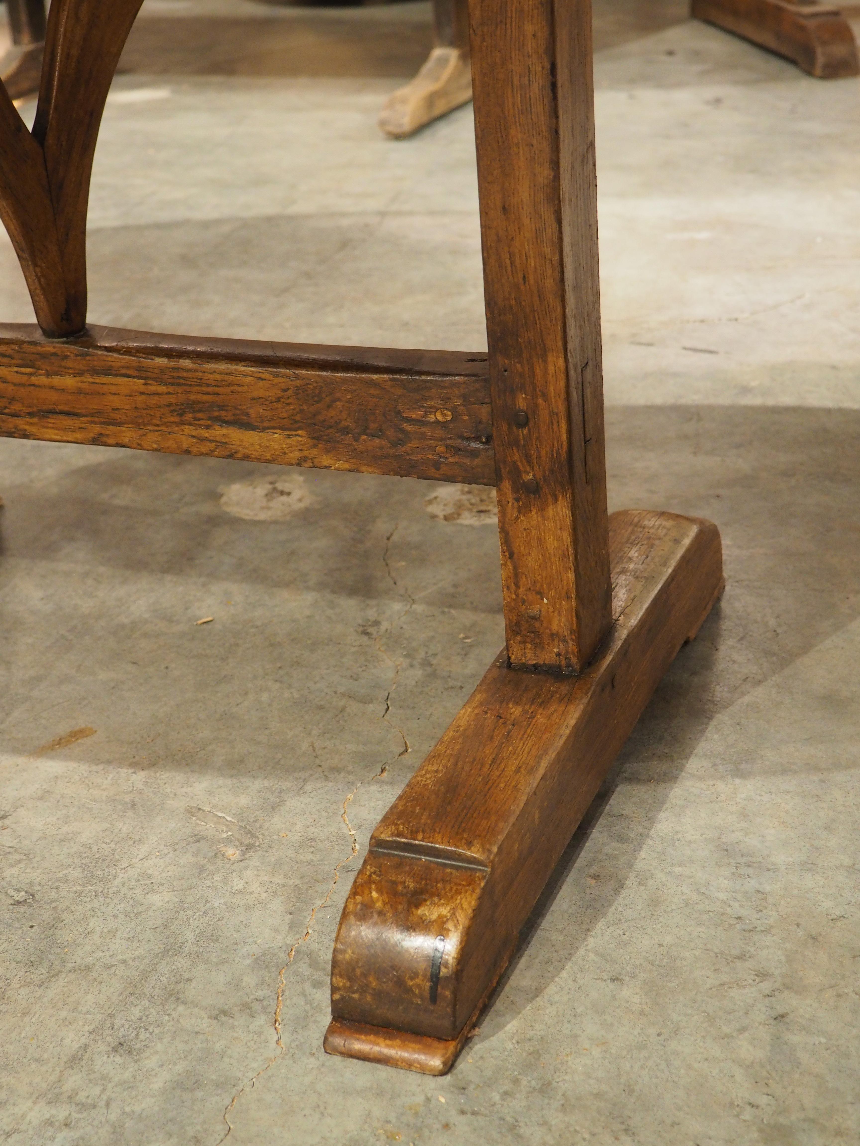 Antique French Wine Tasting Table, Grand Vin De Bordeaux Margaux, 19th Century 1