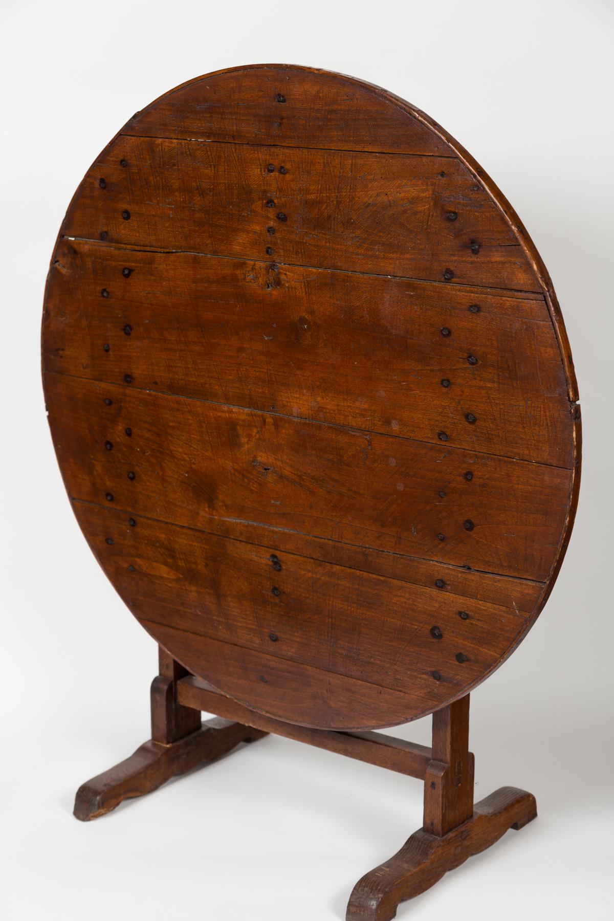 French Provincial Antique French Wine Tasting Table, late 19th Century.