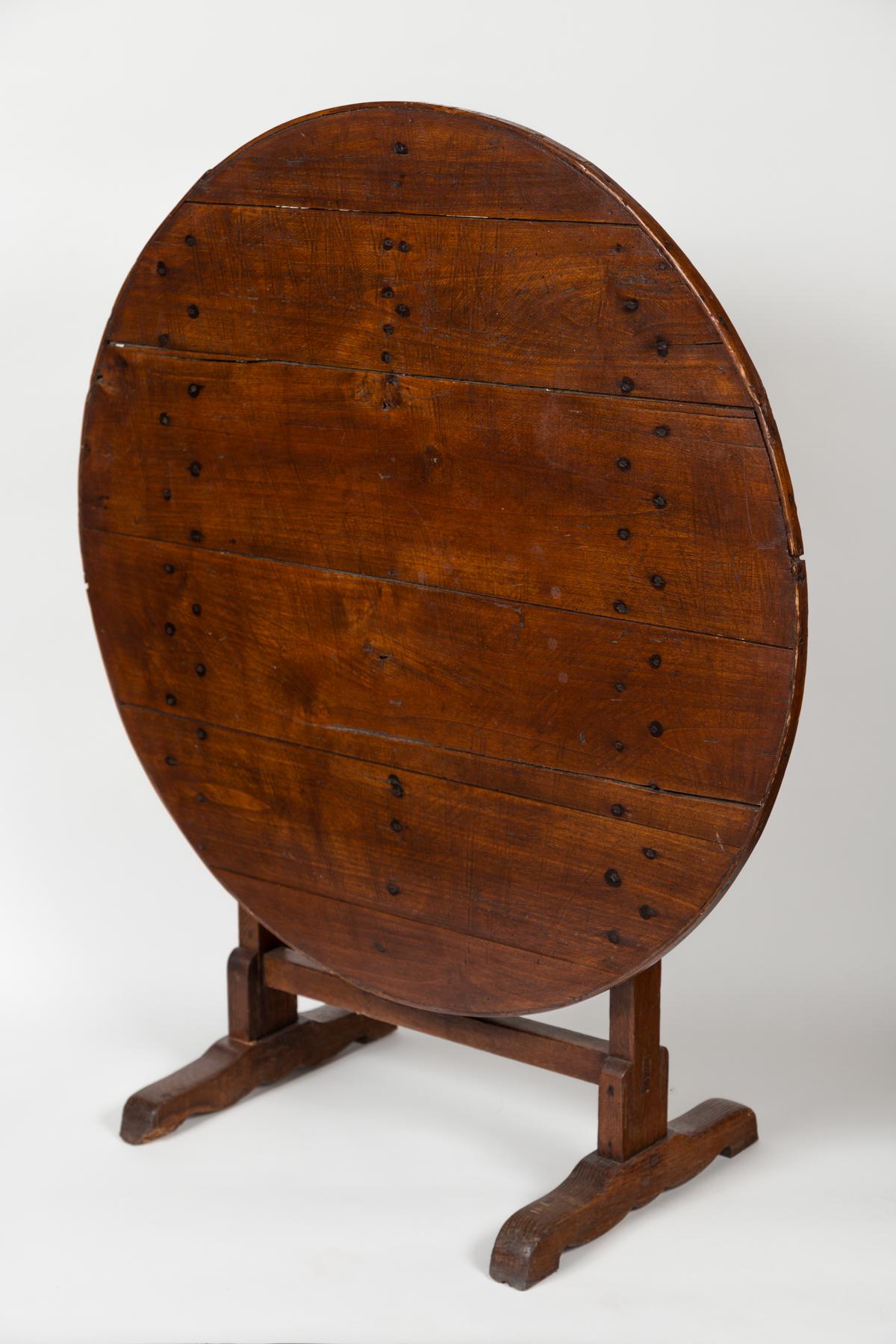 Antique French Wine Tasting Table, late 19th Century. In Good Condition In Chappaqua, NY