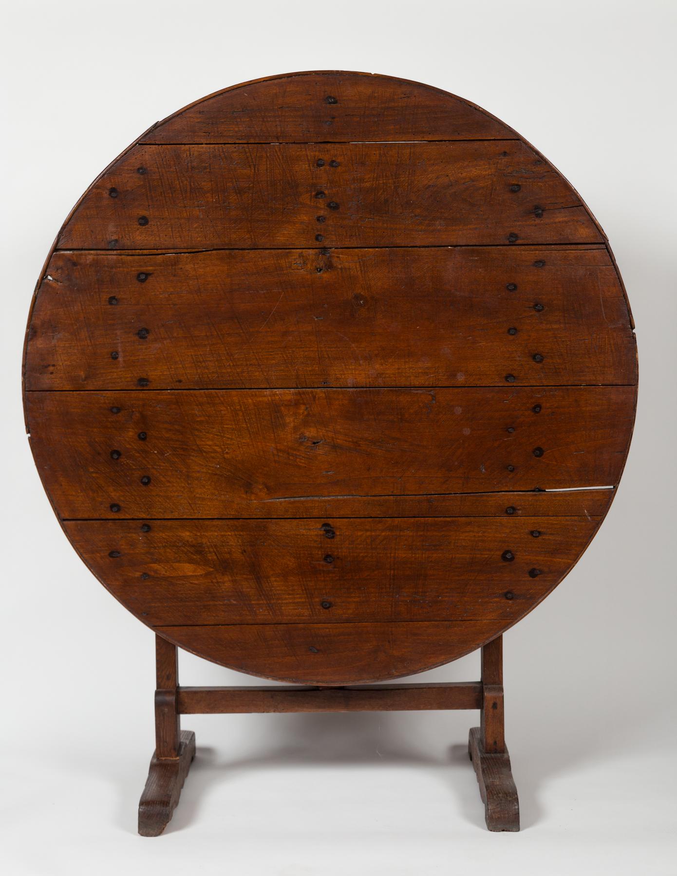 Antique French Wine Tasting Table, late 19th Century. 1