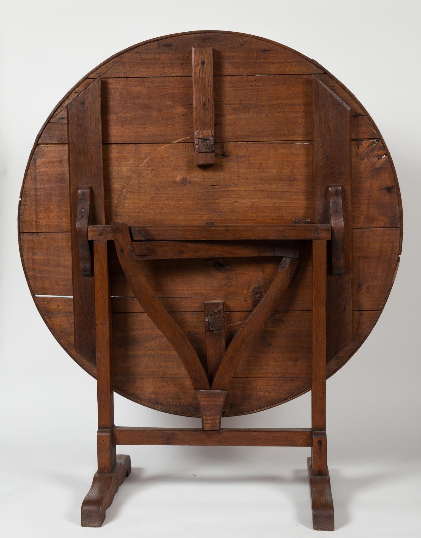 Antique French Wine Tasting Table, late 19th Century. 2