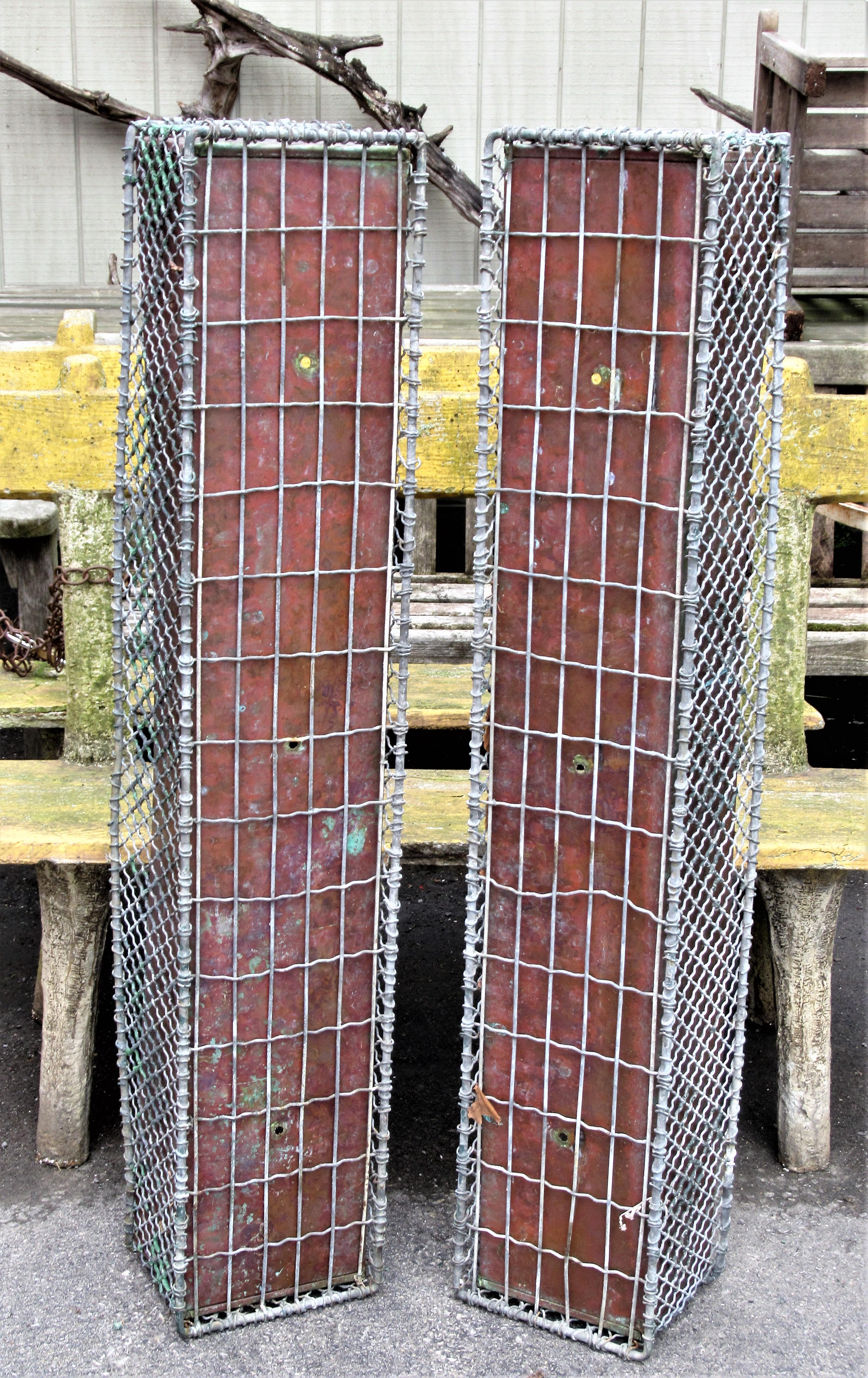 Antique French Wire Rectangular Garden Planters 6