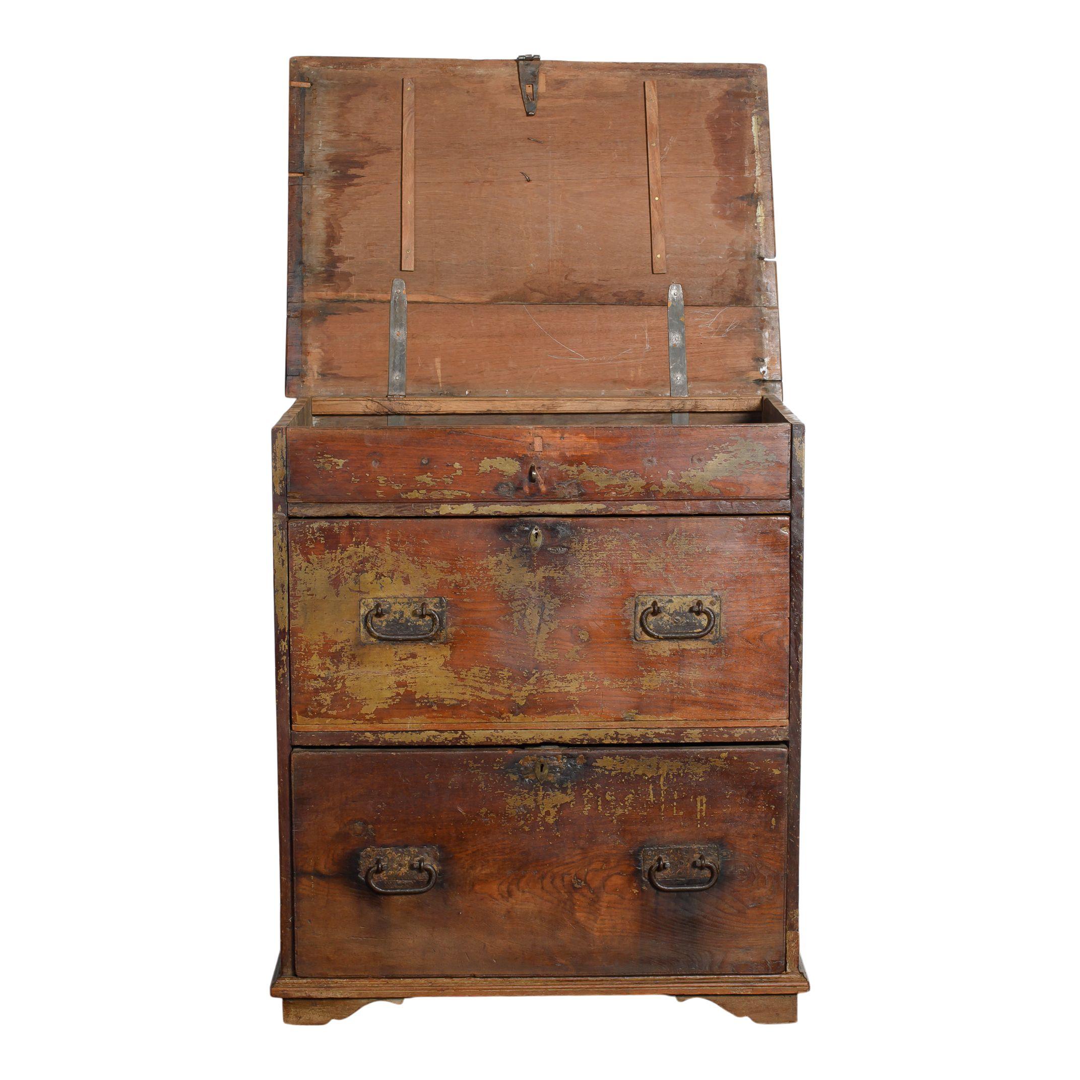 Francese Antique French, mobile in legno con piano di sollevamento in vendita