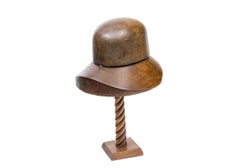 Antique French Wood Millinery Hat Form