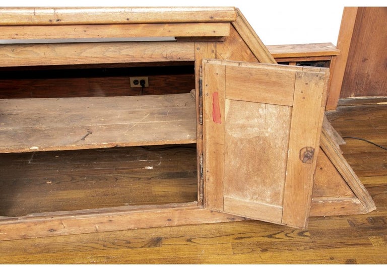 Antique French Wood Roster / Podium For Sale at 1stDibs