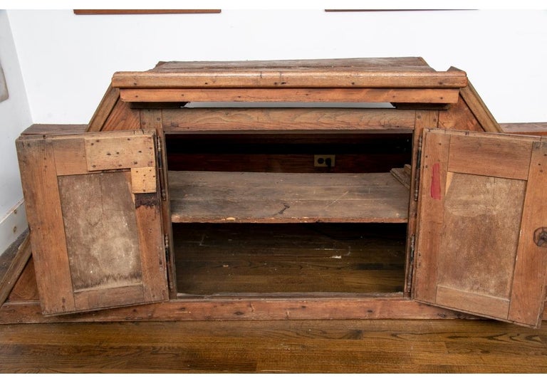 Antique French Wood Roster / Podium For Sale at 1stDibs