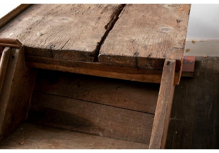 Antique French Wood Roster / Podium For Sale at 1stDibs