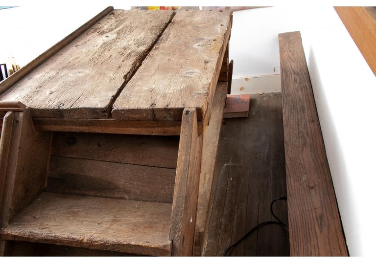 Antique French Wood Roster / Podium For Sale at 1stDibs