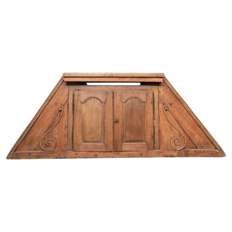 Antique French Wood Roster / Podium For Sale at 1stDibs