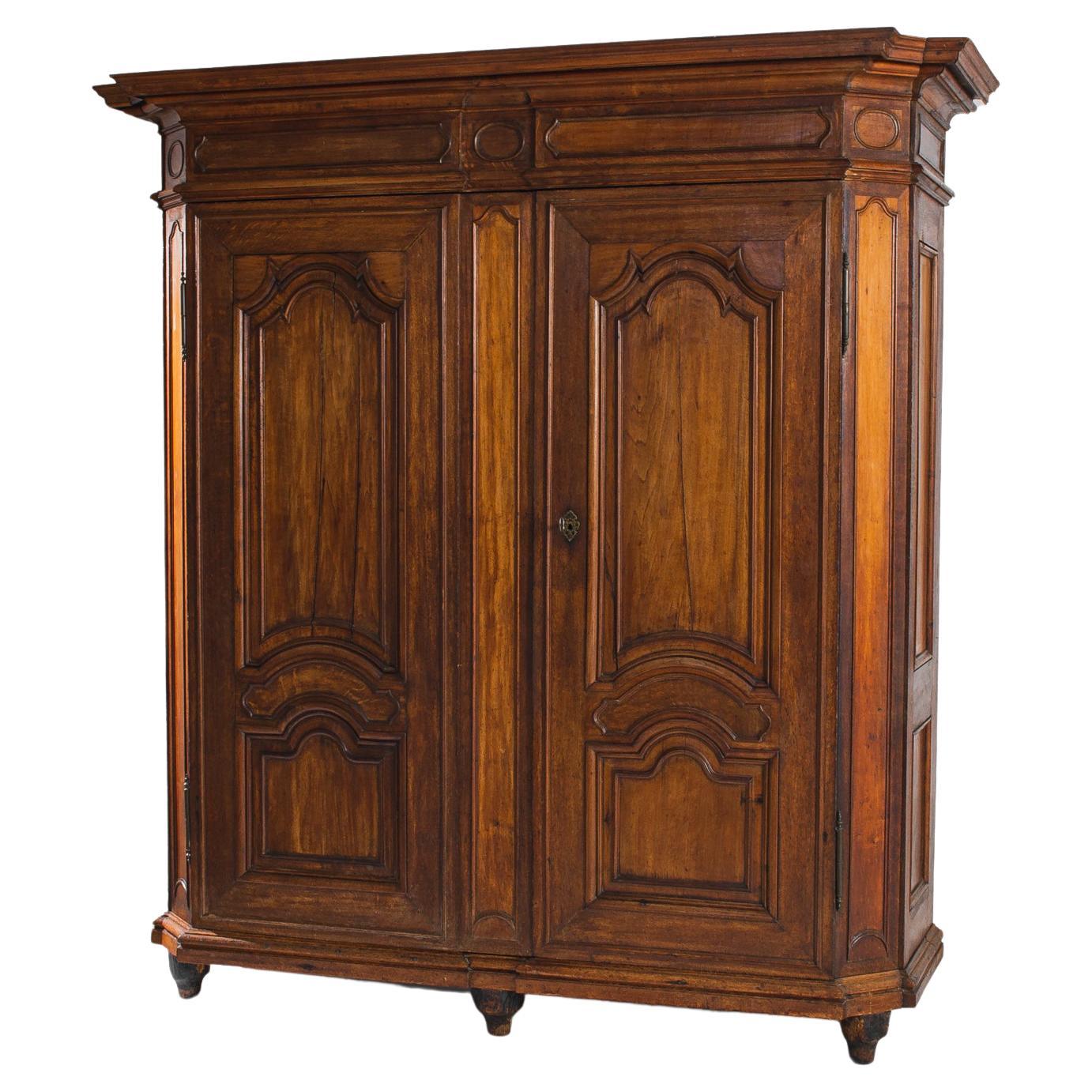 Antique Czech White Painted Armoire at 1stDibs antique white armoire