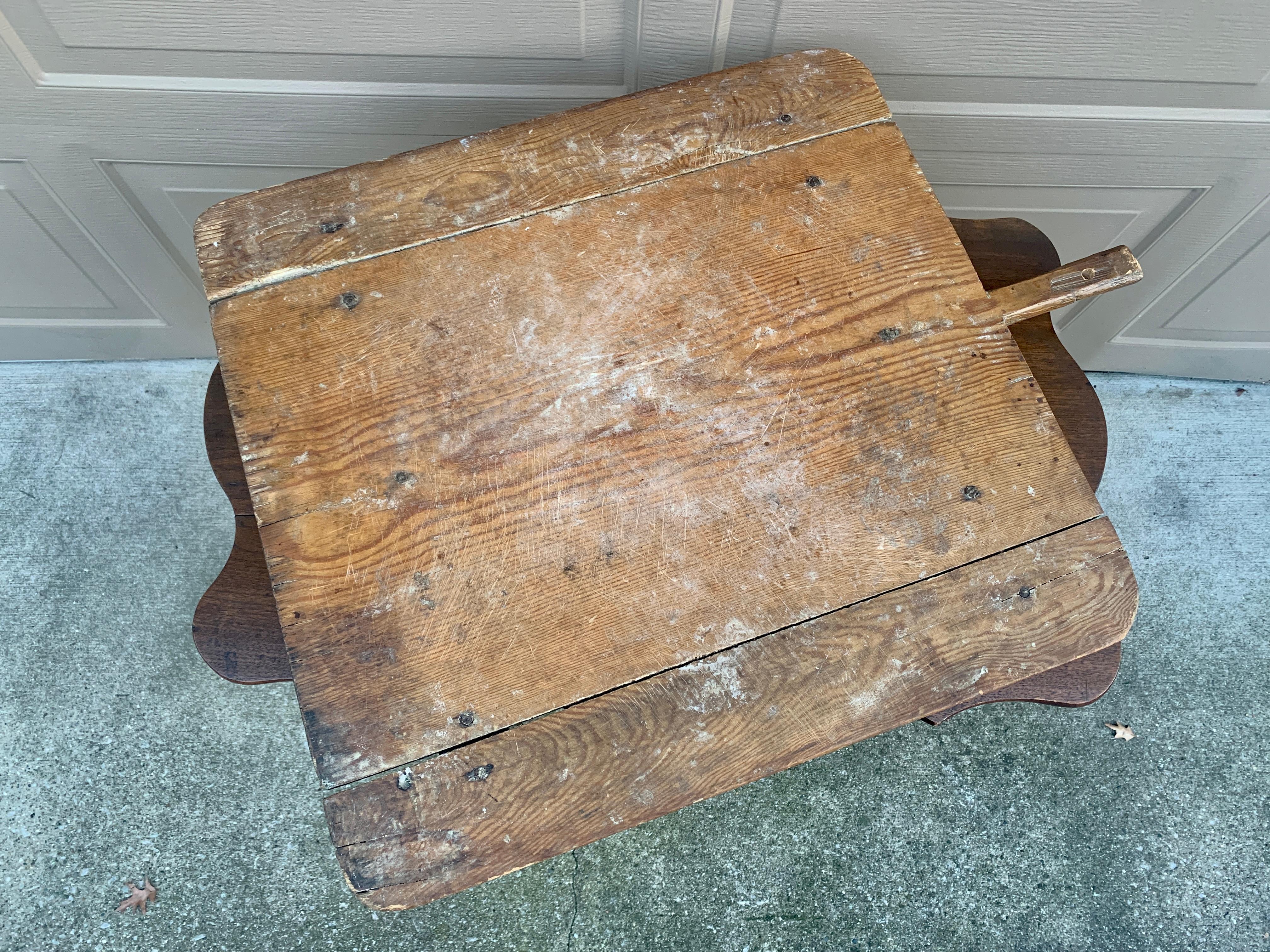 Antique French Wooden Bread Board or Charcuterie Board, 19th Century For Sale 6