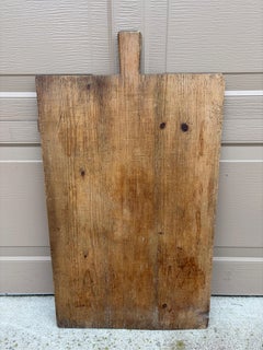 Antique French Wooden Bread Board or Charcuterie Board, 19th Century