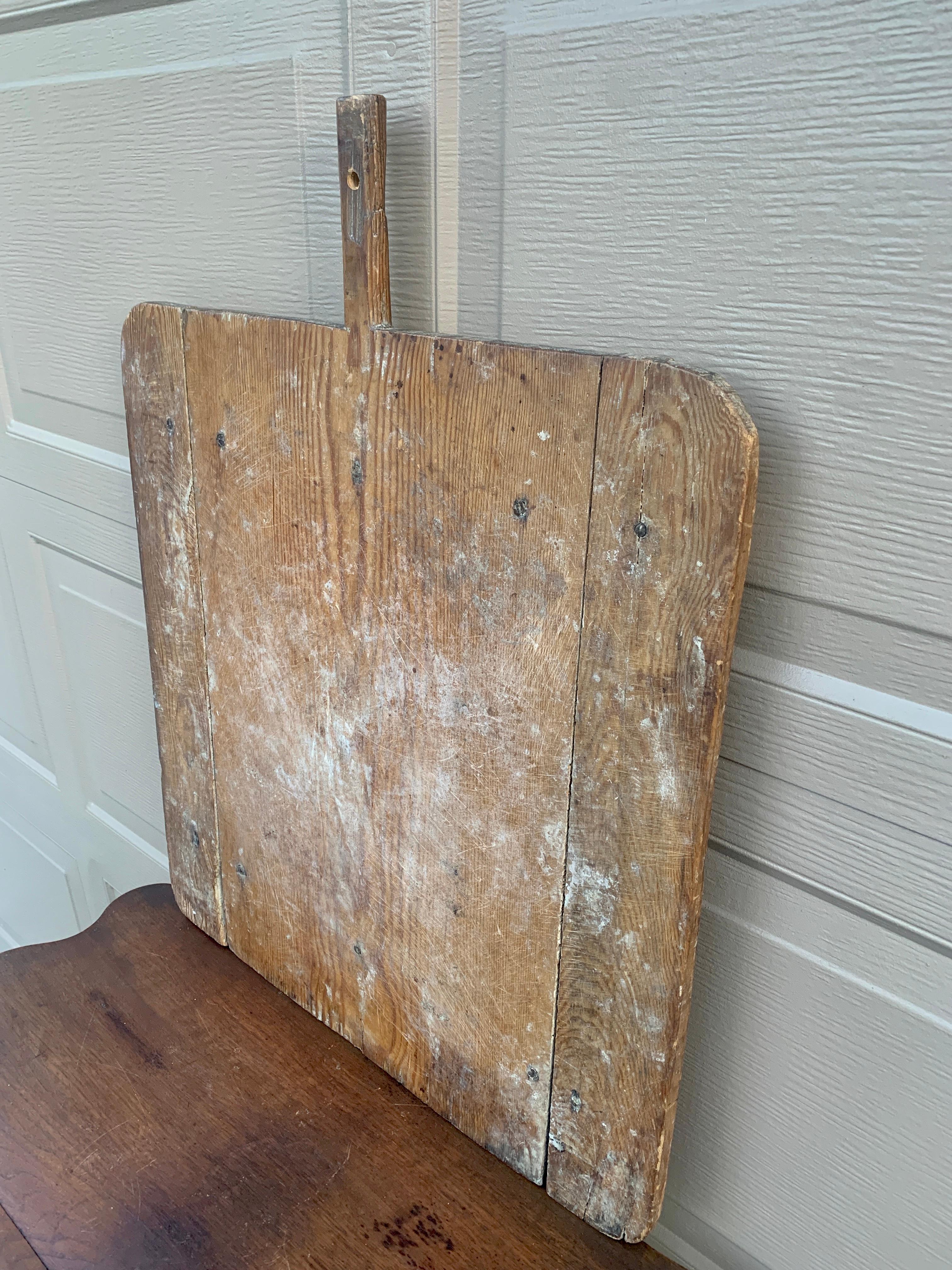 Antique French Wooden Bread Board or Charcuterie Board, 19th Century For Sale 4