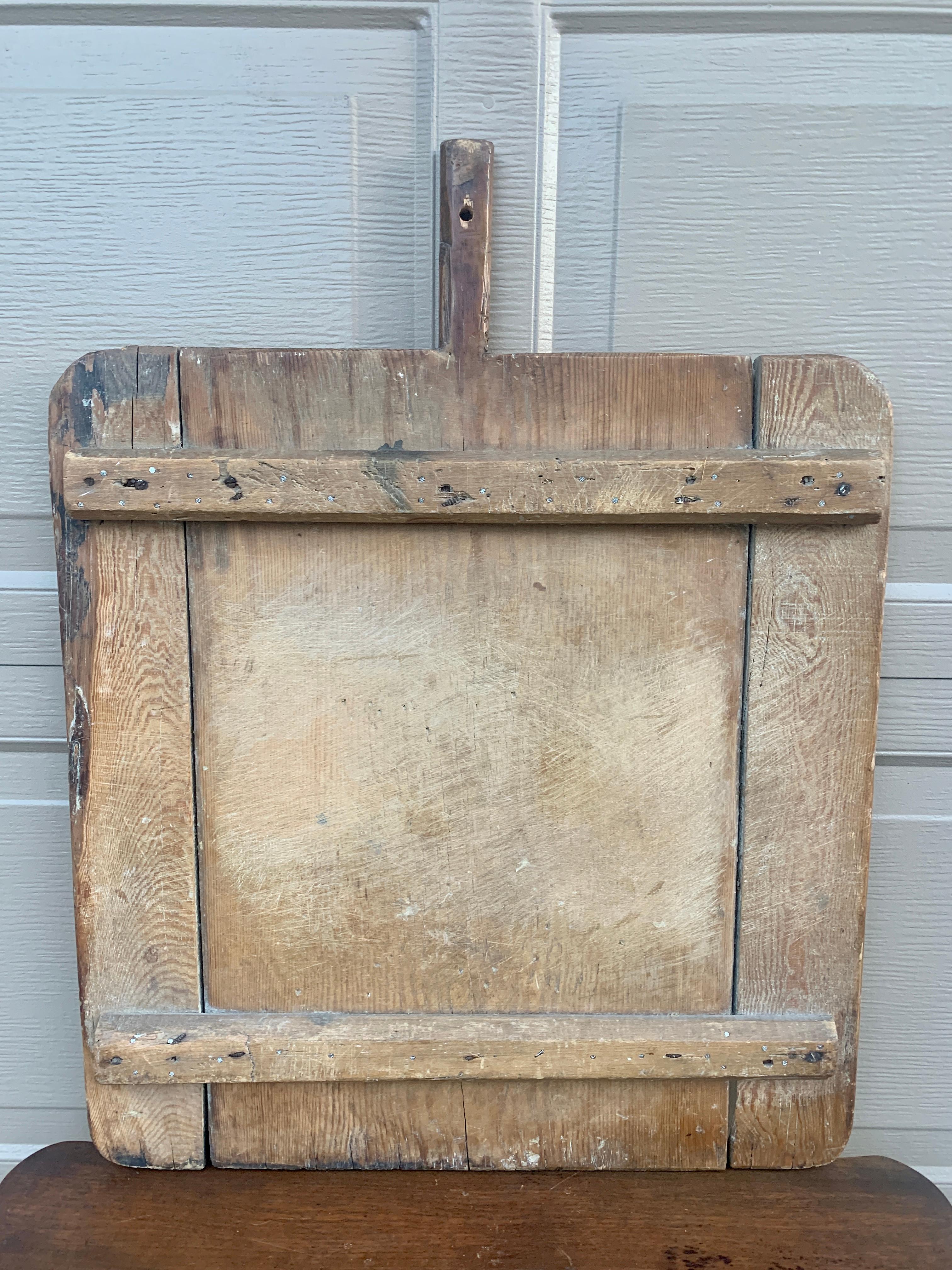 Antikes französisches Brotkarton oder Charcuterie-Karton aus Holz, 19. Jahrhundert im Angebot 4