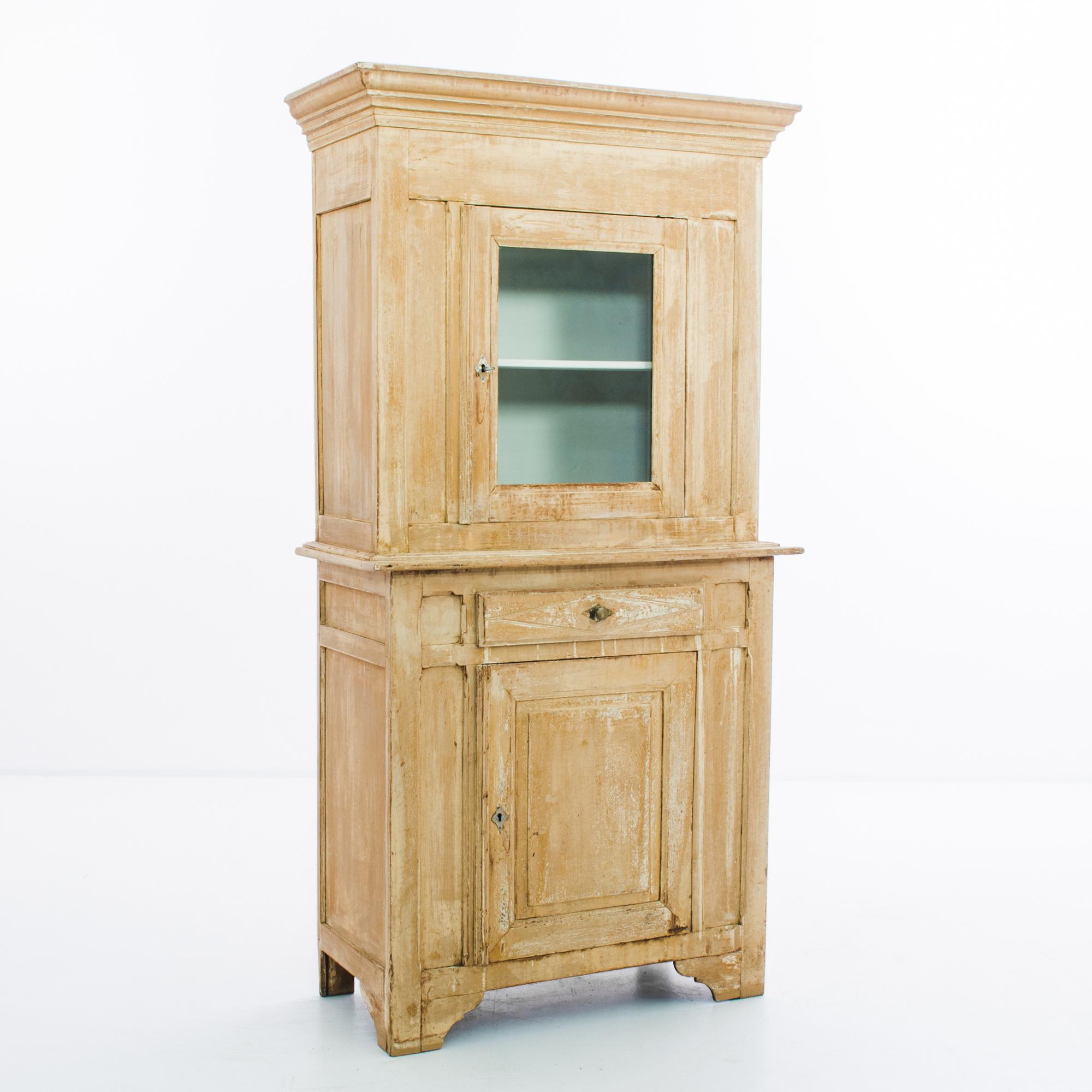 French Provincial Antique French Wooden Cabinet