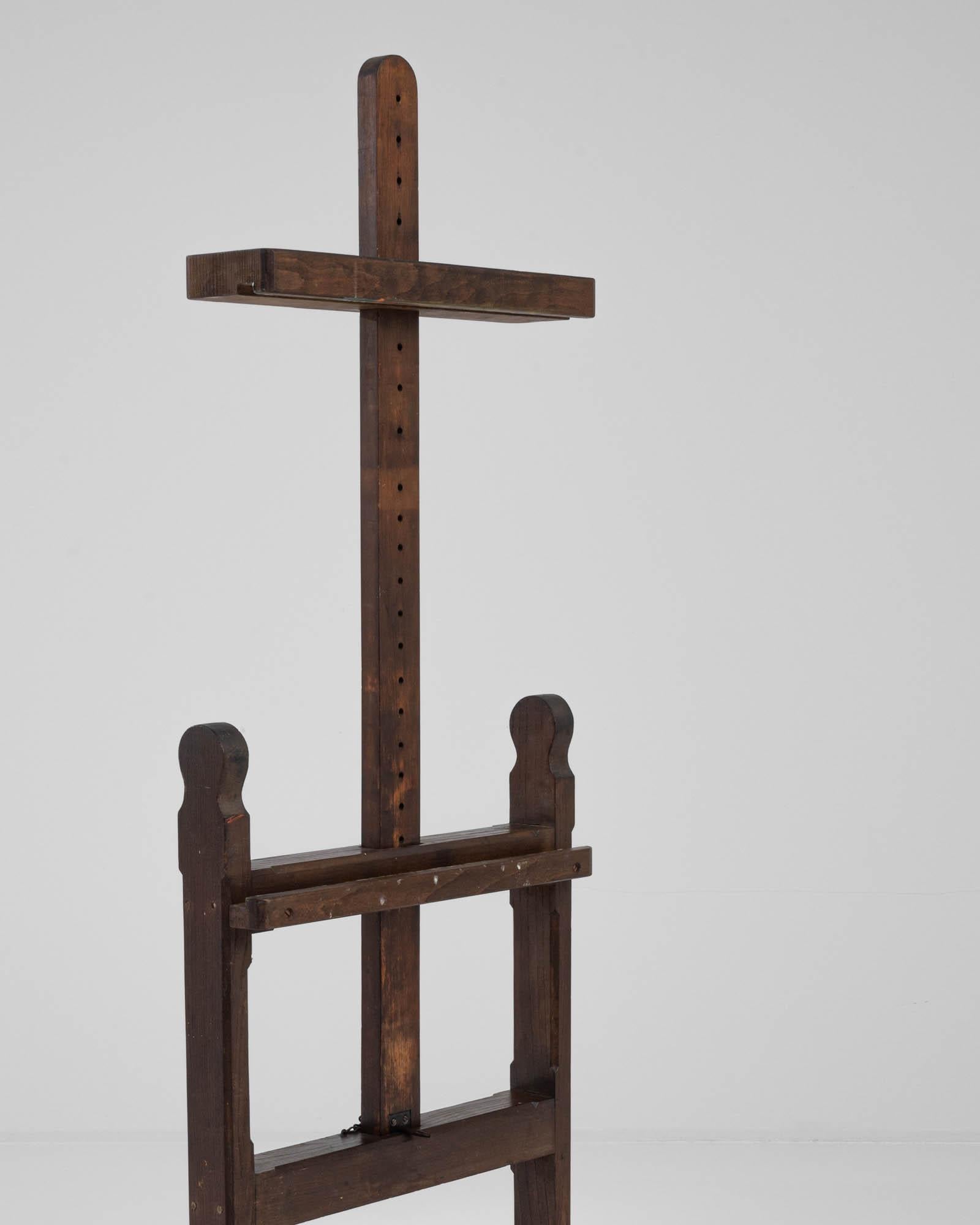 Antique French Wooden Easel For Sale 2